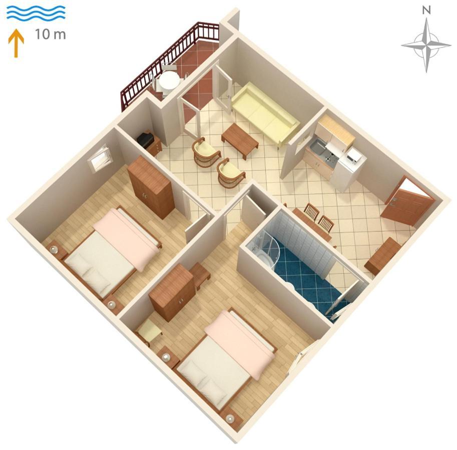 Apartments By The Sea Kraj, Pasman - 3460 מראה חיצוני תמונה